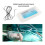 12-piece Suture Material Set Silk Thread Suture Kit with Curved Needle Wound Suture Practice Thread compatible with Clinics 4