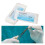 12-piece Suture Material Set Silk Thread Suture Kit with Curved Needle Wound Suture Practice Thread compatible with Clinics 5