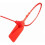 (Red) Plastic Tamper Seals, 100 Pcs Self Locking Safety Zip Ties, Pull-Tite Safety Label for Fire Extinguishers 1