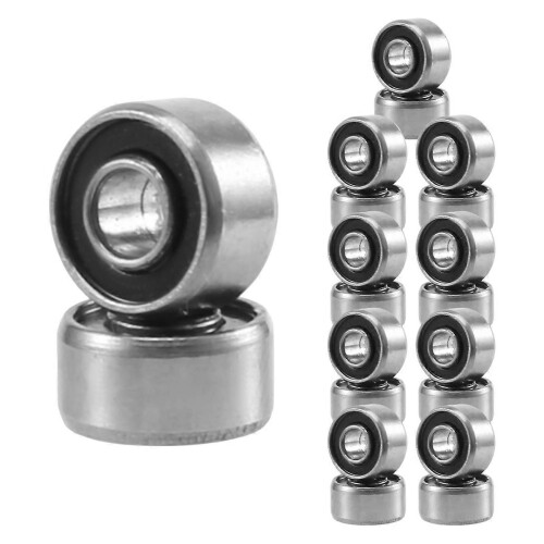 693RS 3mmx8mmx4mm διπλής σφράγισης μινιατούρα ρουλεμάν βαθιάς οπής 20 τεμάχια 1