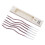 6 Pcs Coloured Twisted Birthday Candles 17 cm 2