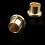 8pcs gold-plated RCA protective caps phono connector shielding plug short-circuit socket 5