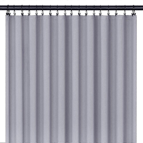 42pcs Opening Curtain Rings with Clips, 1 Inch Inner Diameter, Rustproof, Decorative 1