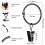 42pcs Opening Curtain Rings with Clips, 1 Inch Inner Diameter, Rustproof, Decorative 5