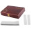 50Pcs Wooden Coin Protection Display Box Commemorative Collection Round Storage Container 2