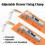 Adjustable Universal Drawer Panel Front Installation Fixing Clamp 2