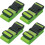 Luggage Straps for Suitcases Strap Suitcase Belts, 4-pack, Green 1