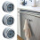 3pcs Push In Towel Holder Grip Hook Self Adhesive Cloth Clip 1