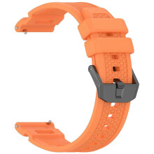 Pasek silikonowy do zegarka Garmin Venu X1, sportowy, wymienny, pomarańczowy