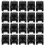 20 Stück RJ45 8P8C Computer-Internet-Netzwerk-PCB-Buchsen 2
