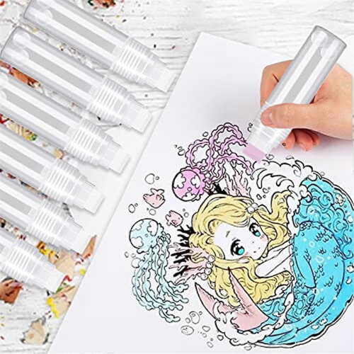 10pcs 15mm Refillable Empty Acrylic Paint Pens 1