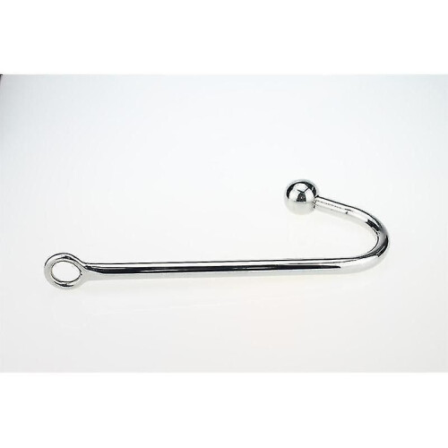 Stainless Steel Anal Hook Silver 25*3cm 2
