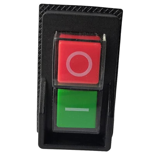 Kjd17 220V 4 Pin Electromagnetic Pushbutton Switch compatible with Garden Tools 1