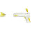 (Yellow) Cat Teaser Gun Interactive Cat Toy For Indoor 1