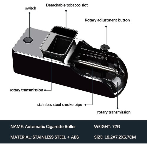 Electric Automatic Cigarette Tamping Machine Smoking Accessory Tool 2
