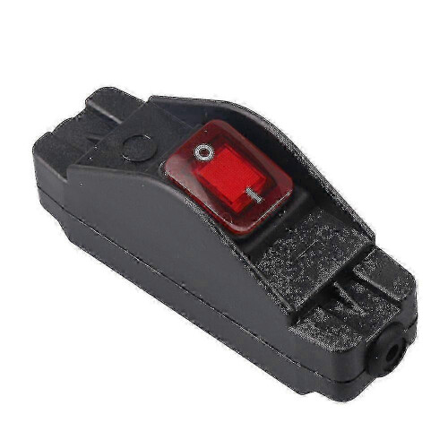 Waterproof Ip65 30a 220v On/off Tomato Color Button Inline Cord Switch