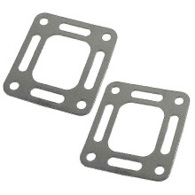 2pcs Exhaust Elbow Lift Gasket Elbow Exhaust Gasket for Mercruiser 4.3 5.0 5.7 6.2 454 502 V6 V8 27