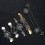 6 Pieces Retro Cardigan Clip Sweater Collar Clip 2