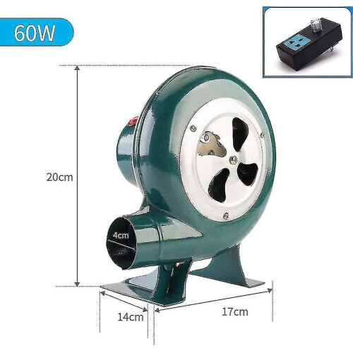 Ηλεκτρικός φυσητήρας Blacksmith Forge 60W 220V με φυγοκεντρικό ανεμιστήρα τζακιού BBQ Governor 1