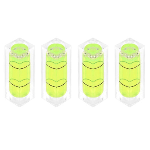 4pcs 10x10x29mm Universal Square Bubble Level compatible with Tripod Camera Measuring 1