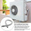 1pcs 60cm Plastic Drain Hose compatible with Air Conditioning 4