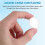 100pcs 21mm Round Clear Plastic Coin Storage Capsules Display Cases Holders 4