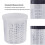 600ml H/O Type Paint Cup with Connection, Quick Spray Mixing Cup 4