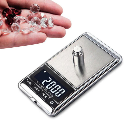 Digital Gold Silver Diamond Precious Metal Tester Kit with Gram Scale 1