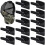 12 Pieces Hat Rack Organizer, Wall Mount Adhesive Hat Hooks for Baseball Cap Display 5