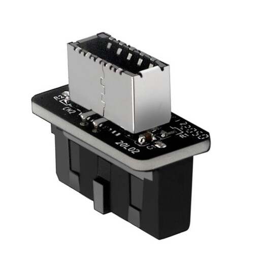 USB 3.0 to USB 3.1/3.2 Type C Front Panel Adapter Converter, EU Plug 1