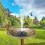 Solar Powered Water Fountain, 16 cm, Black, EU Standard 3