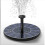 Solar Powered Water Fountain, 16 cm, Black, EU Standard 5