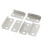 10pcs Silver Tone Metal Rectangular Drawer Lock Bar for Home Office 2