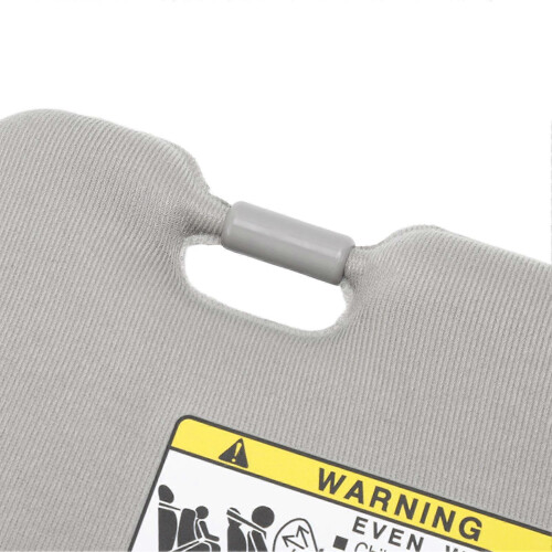 Grey UV Blocking Sunvisor Assy Replacement Right Side compatible with Hyundai Sonata 2006-2008 2