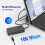 Σταθμός σύνδεσης USB C με τροφοδοτικό Triple Display 2 Συμβατό με HDMI+VGA με συσκευές Surface Pro 2