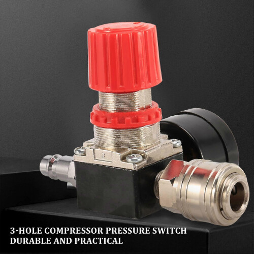 1/4-inch 3-hole pressure regulator reduction valve 2