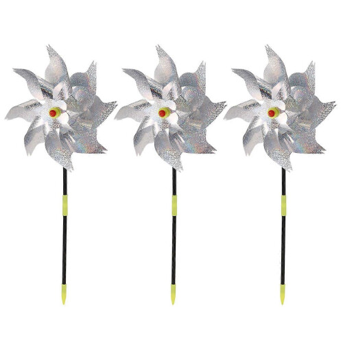 3pcs Reflective Windmill Bird Deterrent for Orchard Use 2