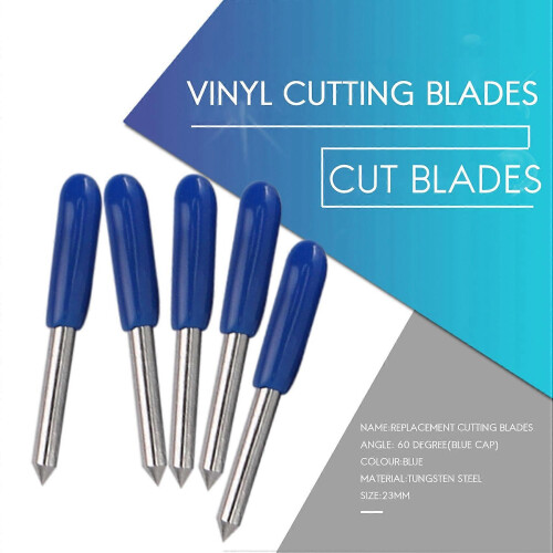 Conjunto de 50 lâminas de corte profundo de 60 graus compatíveis com Cricut Explore Air 2, Air Maker e Expression para vinil e tecido. 2