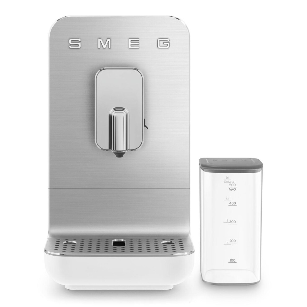 Smeg Bean To Cup Coffee Machine With An Integrated Milk System, 1.4L, 1350W, Matte Black Bcc13blmuk Black,Brown