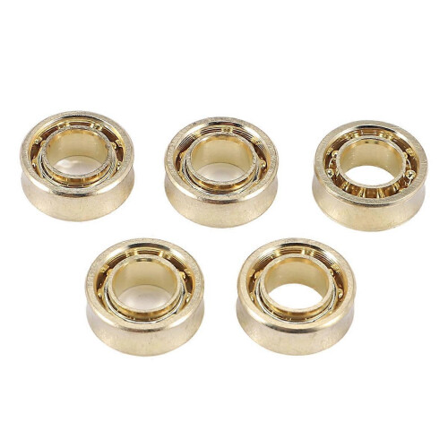 5 cuscinetti per yo-yo KK a 10 sfere dorate, cuscinetti per yo-yo a lunga durata. 2