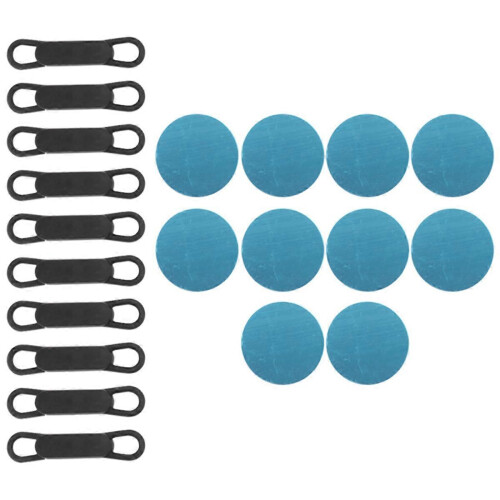 10 Pack Magnetic Silicone Adjustable Pen Holders compatible with Desk, Refrigerator, Whiteboard 1