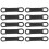 10 Pack Magnetic Silicone Adjustable Pen Holders compatible with Desk, Refrigerator, Whiteboard 5