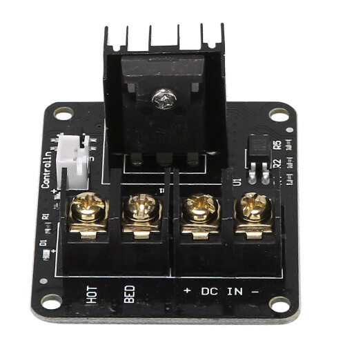3D Printer Heated Bed MOSFET Expansion Module with 2-pin Connector compatible with Anet A8 A6 A2 2