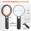 Handheld Magnifier with Reading Light, 30 LED 1 UV Light 2 Modes 5