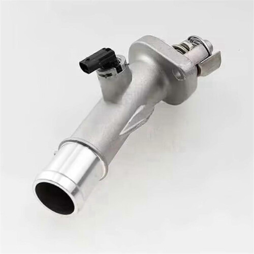 Carcaça e sensor do termostato do líquido de arrefecimento 255002E080, compatível com Hyundai Elantra Kona e Kia Forte. 1