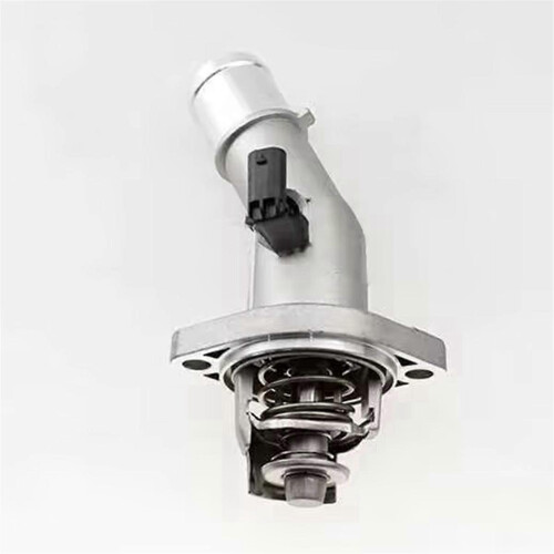 Carcaça e sensor do termostato do líquido de arrefecimento 255002E080, compatível com Hyundai Elantra Kona e Kia Forte. 2