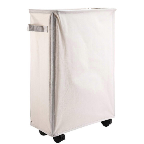 Multifunctional Foldable Laundry Basket with Wheels, Waterproof, for Yoga Mat Storage 1