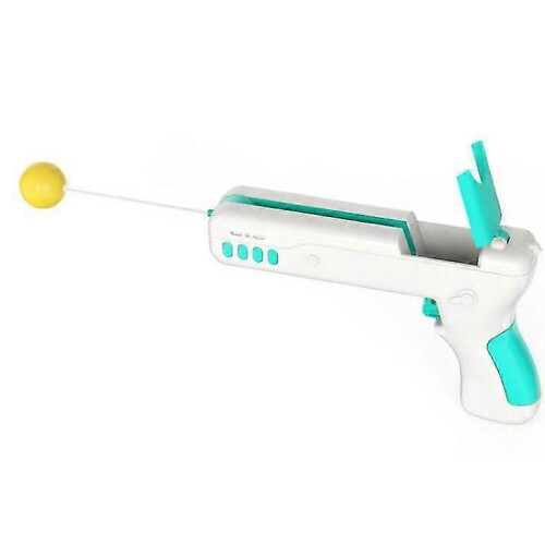 (Blue) Cat Teaser Gun Interactive Cat Toy For Indoor