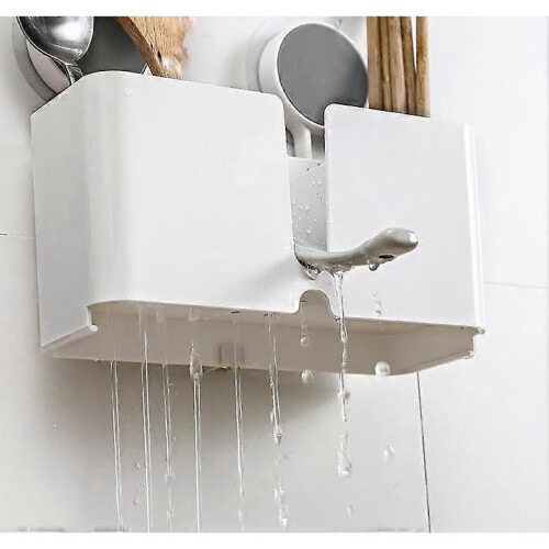 Multifunctional Seamless Chopstick Cage Wall Hanging Drain Chopstick Cage Rack 1