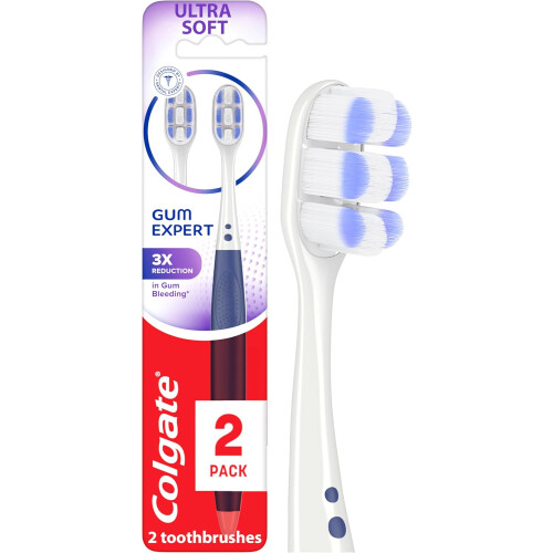 Colgate Colgate Ultra Soft Toothbrush 2 Count 1 Pack